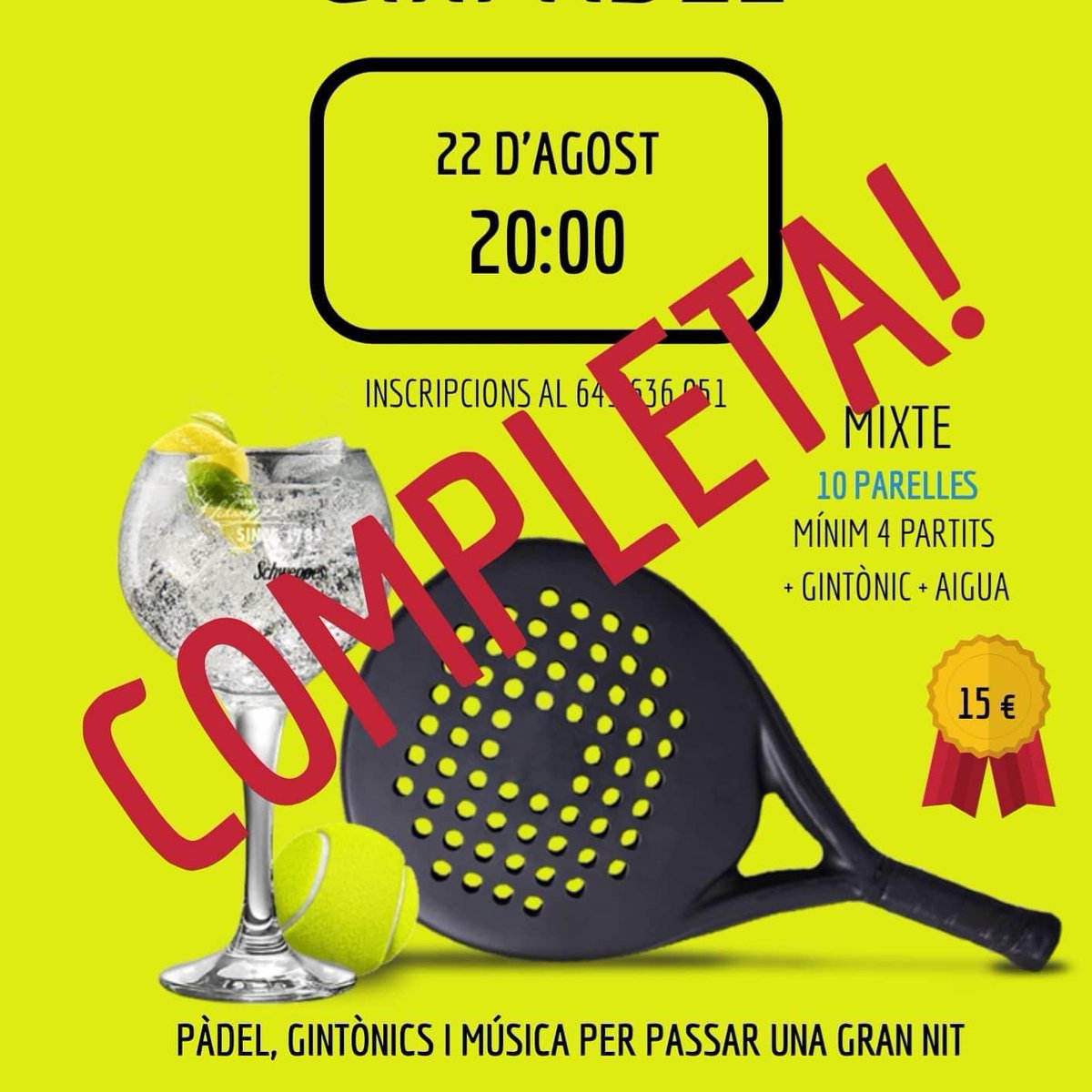 Èxit brutal de convocatòria 👏👏👏
Ens trobem dissabte!