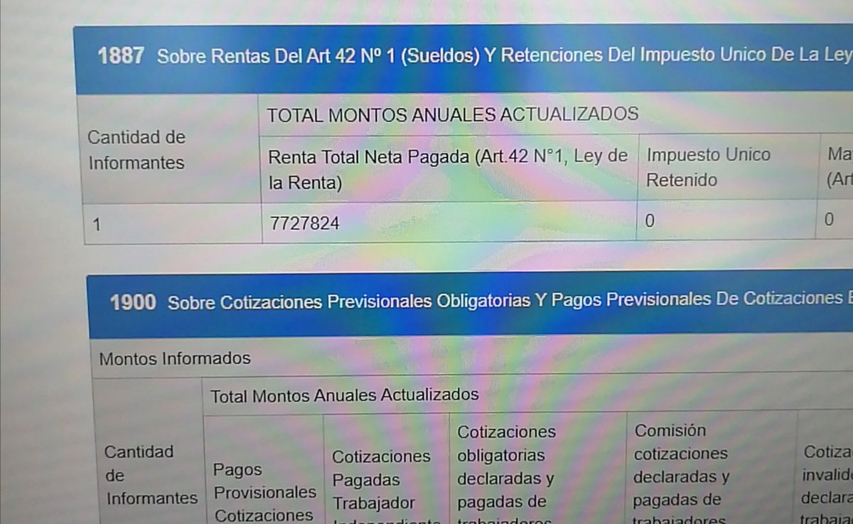 AngelerivasrR's tweet photo. @24HorasTVN Nos están dejando por fuera a los que nuestro empleador declaró fuera de los plazos. Todavía el sistema hace un cálculo erróneo y no de la 1887 como supuestamente debe ser. @SII_Chile #nosdejafueradelbono #porfueradelbono https://t.co/PiUe2IRcrh