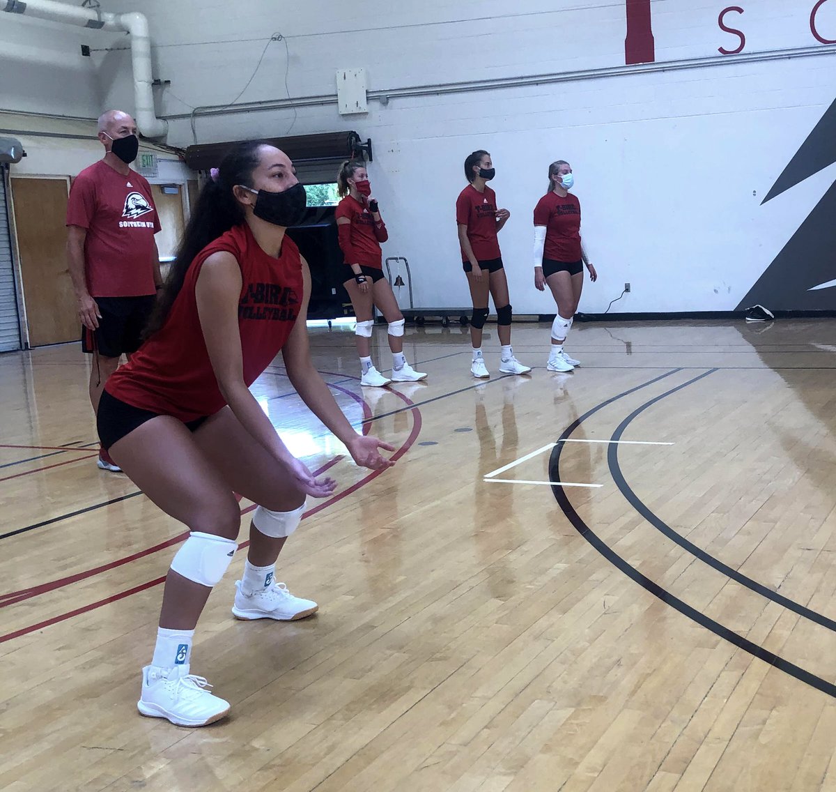 SUUVolleyball's tweet image. “Stand tall, look to the future, and drive on!” 
-Admiral William H. McRaven

 #StormTheSky🌩 #tbirdvball #BEtheFIRST