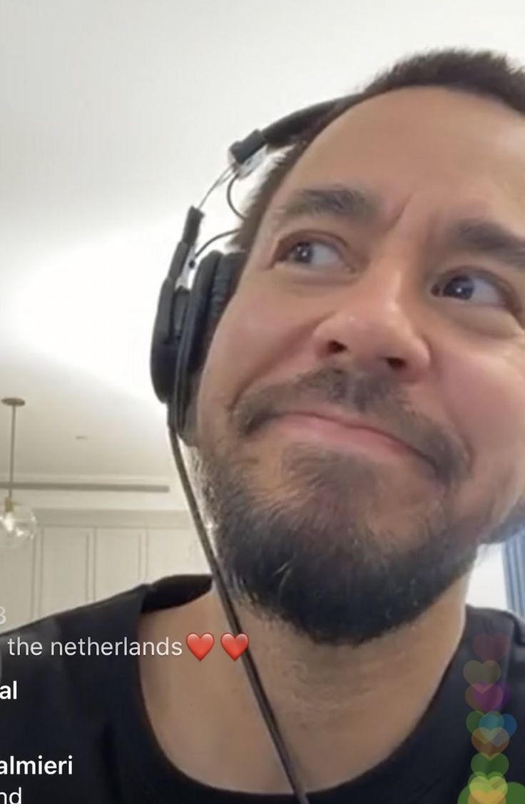 His facial expressions