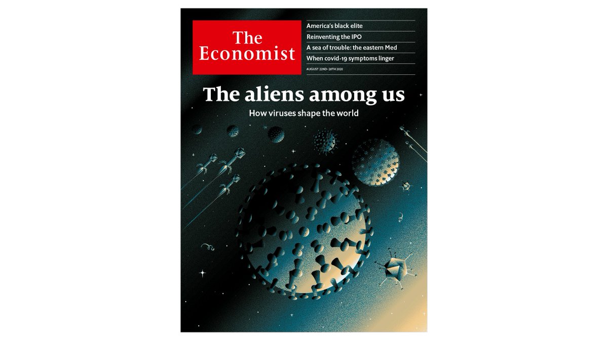 Viruses cause pandemics. They also demonstrate natural selection at its most dramatic. Our cover this week looks at how viruses shape the world econ.trib.al/fsLIj6U