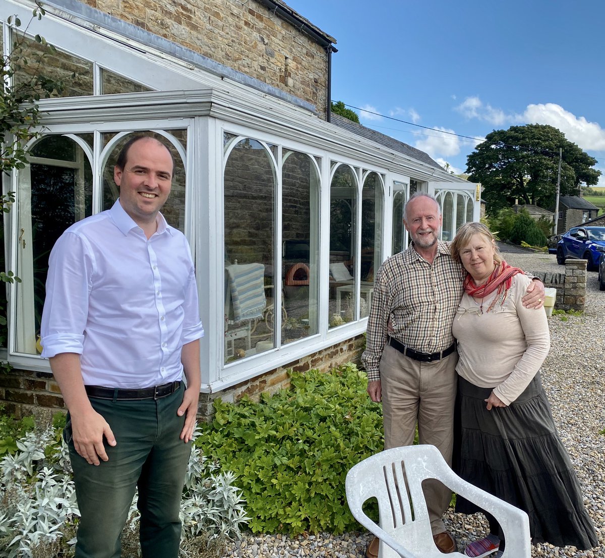 RicHolden's tweet photo. Really nice to meet Mike and Jane for my #Lanehead & #Cowshill stop and to grab a bacon bap at @WeardaleAC earlier in the day too. https://t.co/OhPh0fTSwx