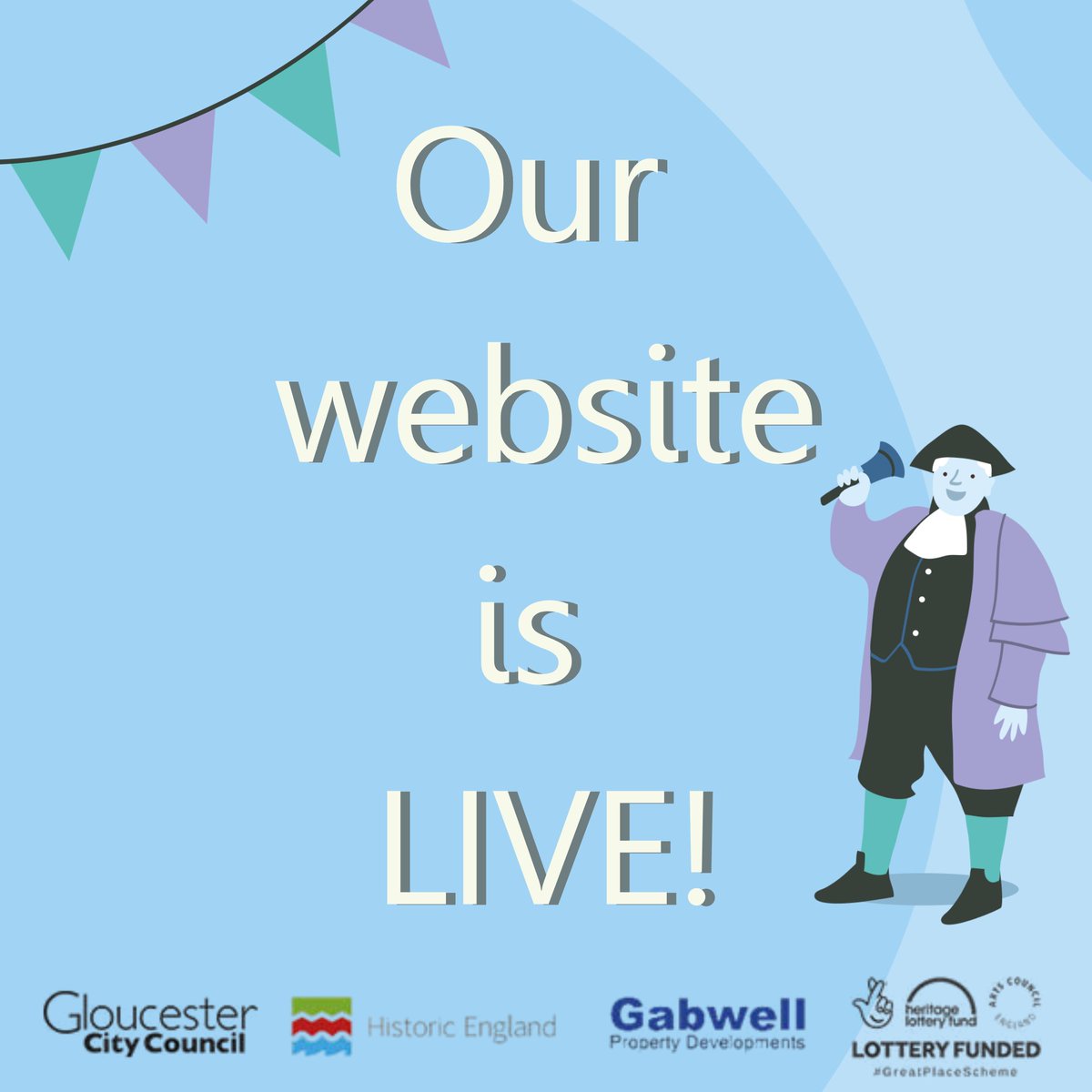 GlosHistFest's tweet photo. 🥳🥳If you are on our mailing list you will know THIS👇 Further announcements to come! https://t.co/NrFhB0rvOe