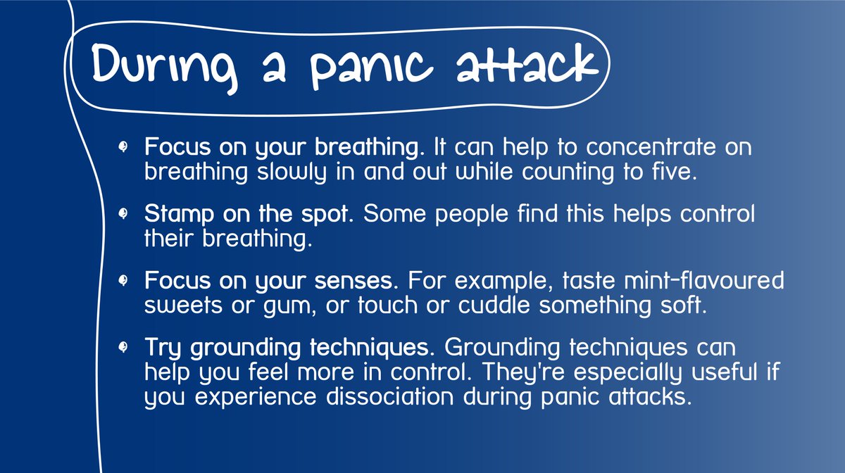 Panic attacks can be frightening, but there are things you can do to help yourself cope. (2/5)