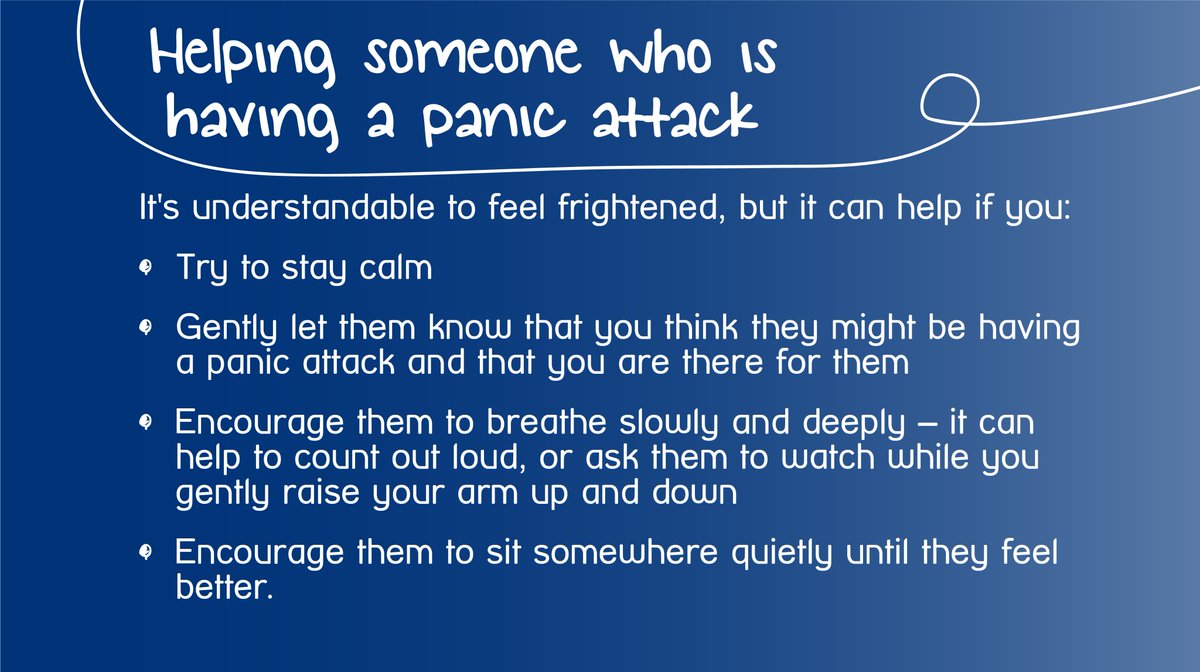 It can be really difficult when someone you care about is experiencing anxiety problems or panic attacks, but there are things you can do to help. (4/5)