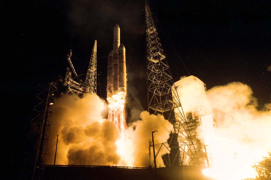 The first  #DeltaIVHeavy for the NRO successfully launched from Cape Canaveral on Jan. 17, 2009. NROL-26 culminated years of hard work and dedication by the combined U.S. Government and ULA team to perform a Heavy mission on behalf of the NRO. Highlights: 