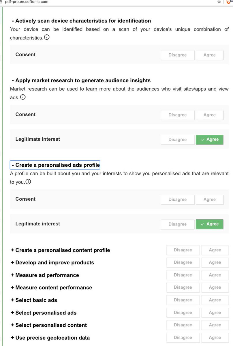 PrivacyMatters's tweet photo. I see the IAB TCF 2.0 is leading to unacceptable  #DataVampire infested experiences

Is consent or legitimate interests .. is it a duck .. is it ... https://t.co/xItlqiSz8d