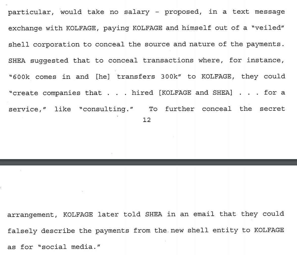 Setting up sham non-profits to siphon wall funds to "volunteers" ... the details in this indictment are really something. Also the federal government thanks you for emailing and texting the details of your alleged crimes.  https://www.justice.gov/usao-sdny/press-release/file/1306611/download