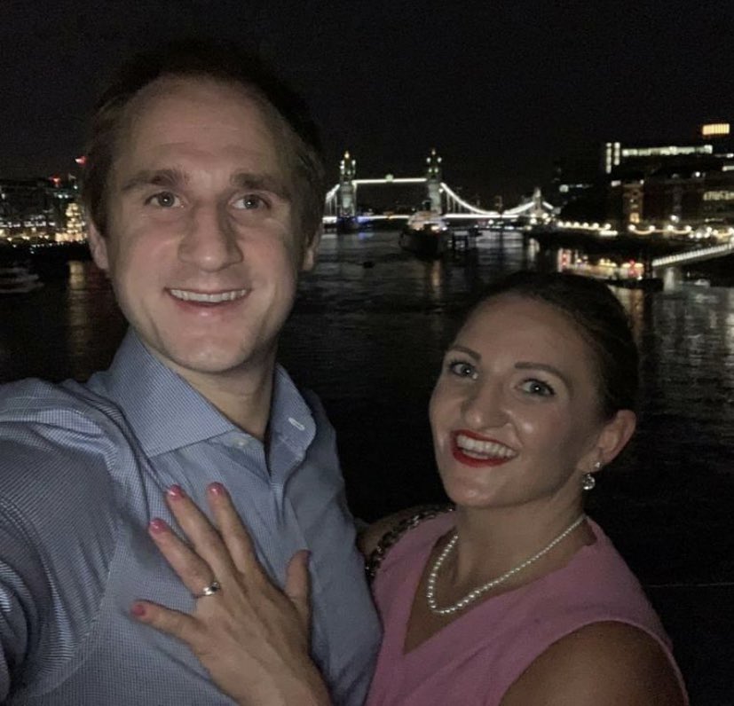 🏉| Congratulations to our fabulous Social Sec @weegezza on her engagement to @guyc_87 😍🙌🏻 We wish you all the very best ❤️ #WomensRugby #GirlPower <a href="/TryAndStopUs/">Benjamin Suter</a> #CountyRugby #Engagement #WeddingTime #Legends