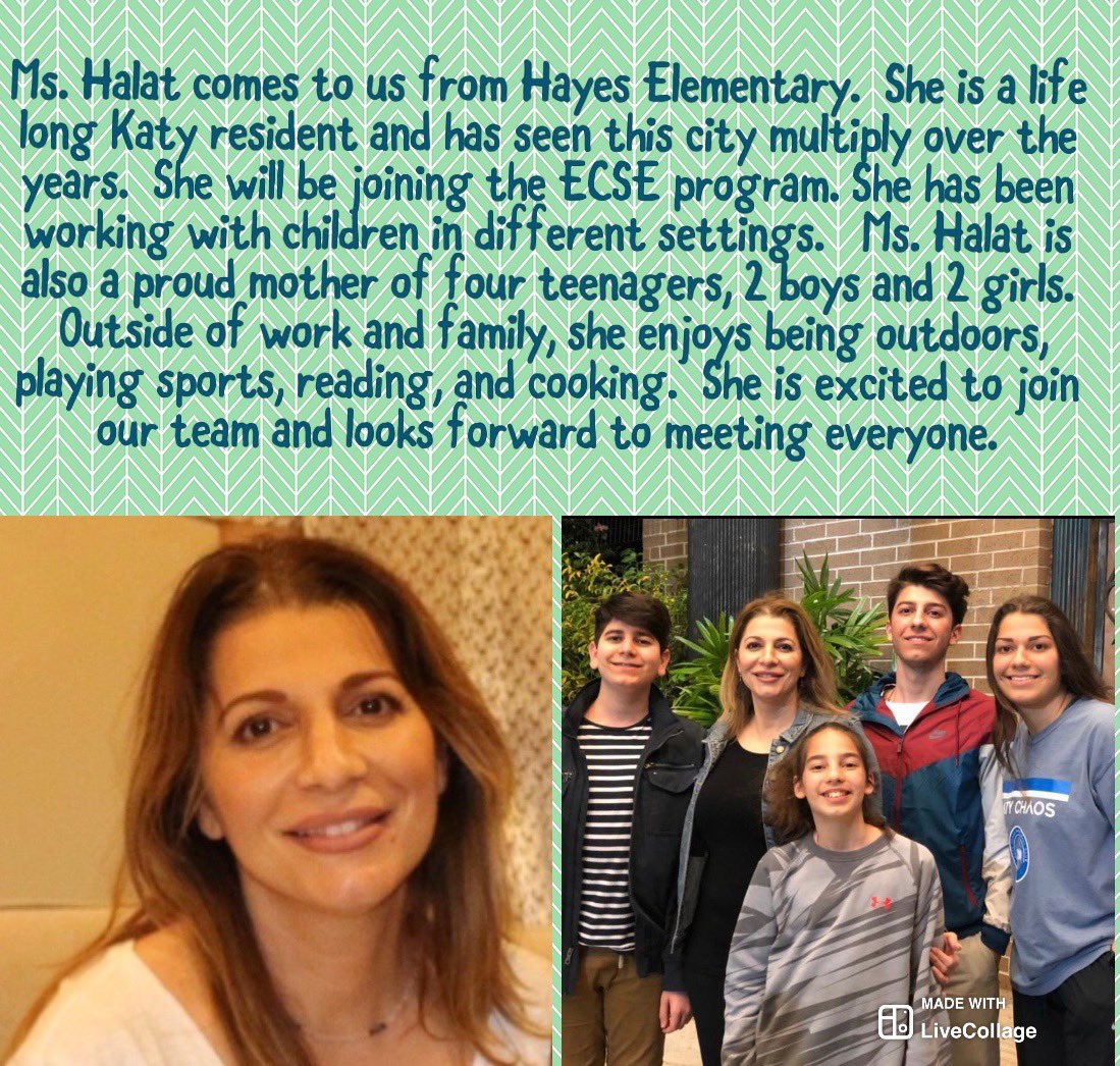 Aloha StingRAE Ohana! Let’s welcome our new to RAE family members <a href="/RAEinKaty/">Alexander Elementary</a> to our gRAEt community. Please welcome Ms. Halat. #raeinkaty #katyisd