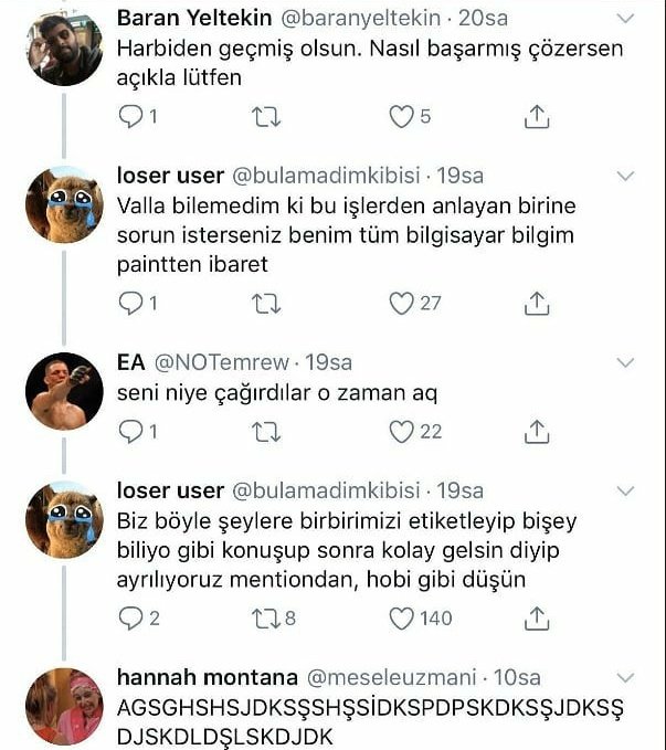 Twitter garip bir platform