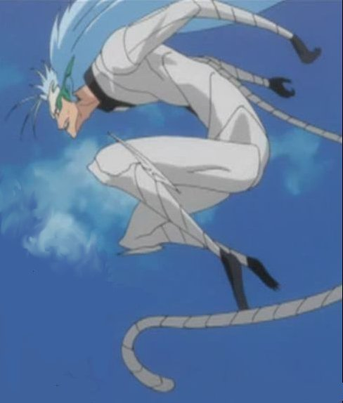 On pourrait aussi dire qu’il est leur pouvoir, comme pour Stark par exemple qui est Lilynette. Ulquiorra qui a gardé son vide de hollow.Les Resurrección sont encré au plus profond d’eux et les font revenir à leurs état de vasto lorde comme le Pantera de Grimmjow.