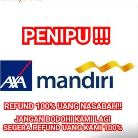 SM70588981's tweet photo. @AXA_Mandiri https://t.co/EXBAql4c00