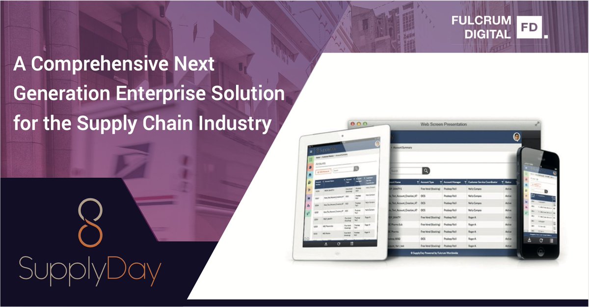 Supply_Day's tweet photo. Innovate, Optimize costs and Improve Profitability.
SupplyDay - A Comprehensive Enterprise Solution for the Supply Chain Industry

https://t.co/qm6cW2qY2z https://t.co/rOWVZTiwff