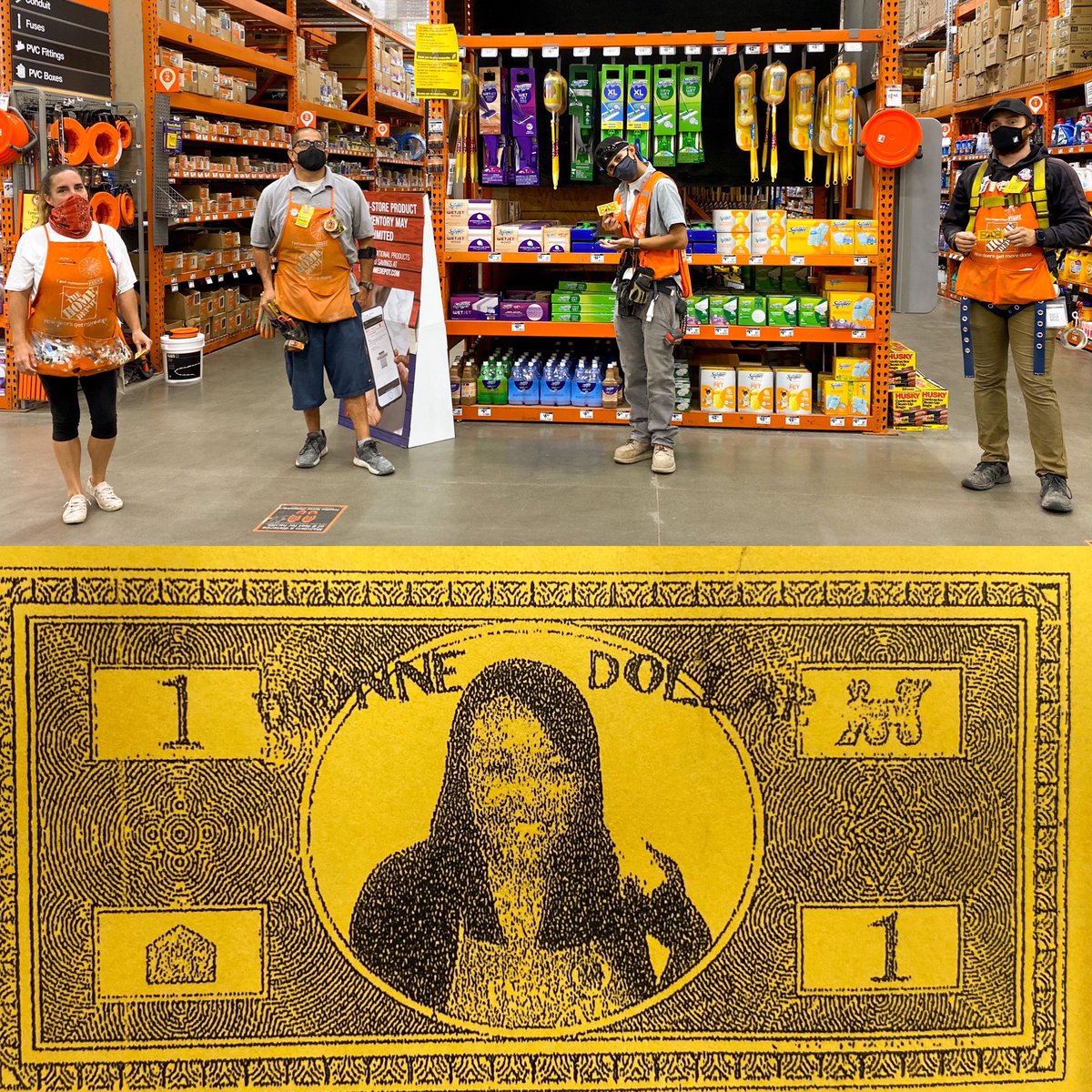 cyn_camarena's tweet photo. What a way to start the morning by recognizing safe behaviors with some ” Dionne Dollars”. Big thank you to Holly, Jerry, Richie and Kendrick for making safety a priority.#safety #HD6638 #dionnedollars #associateengagement @DionneAraki @SantiagoOAM6638 @JeremyTHD1 @specialty6638 https://t.co/3jVbAgNyvJ