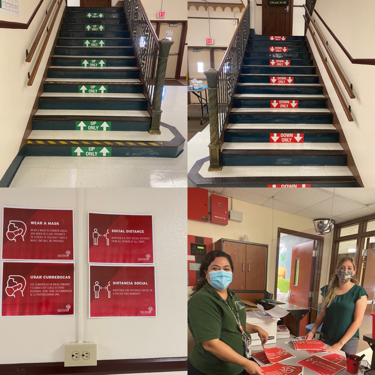 Making preparations for a safe return to campus.