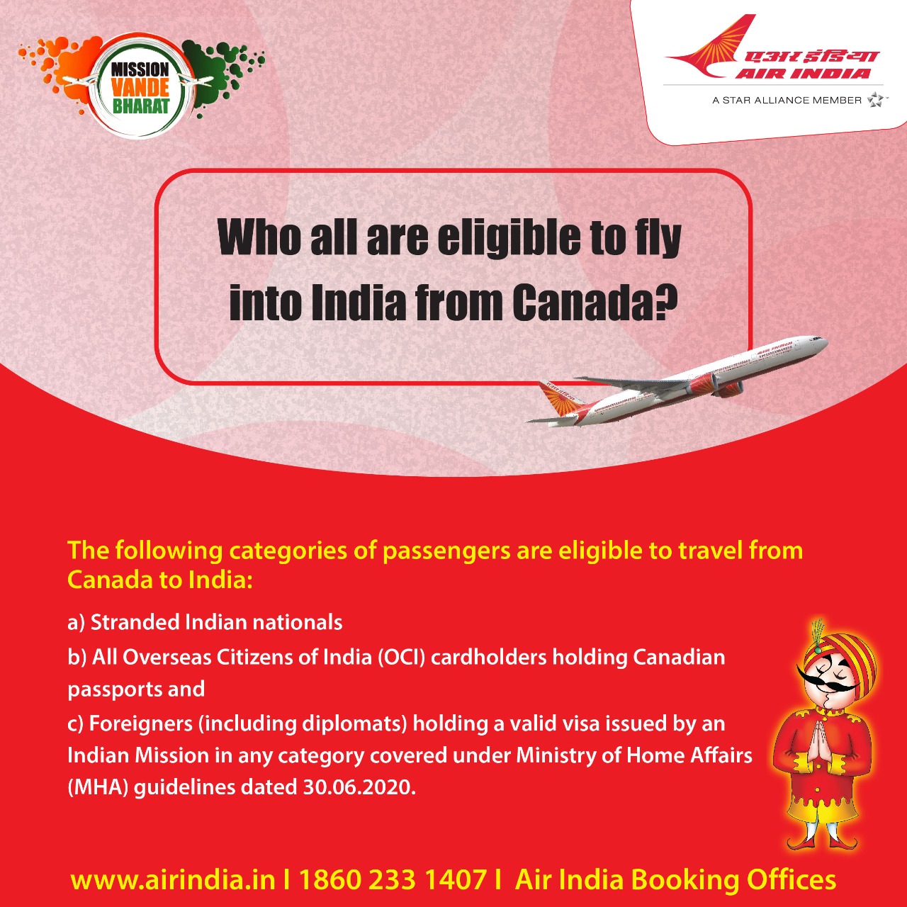 Air India On Twitter Flyai Flying To India From Canada Please Go Through All Important Guidelines