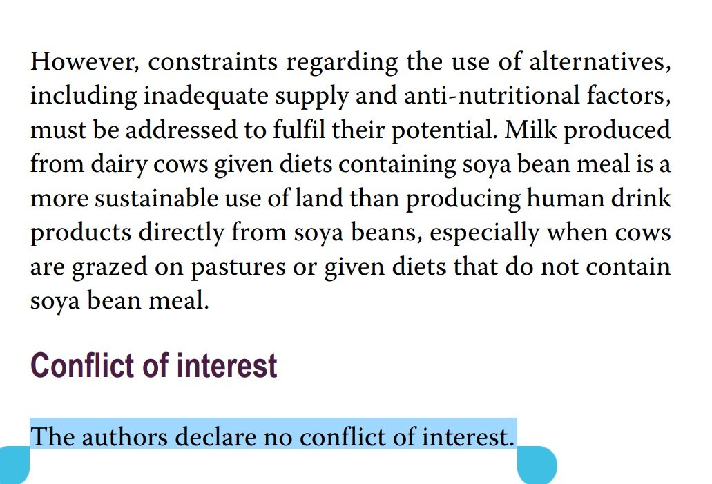 Surely there's at least a conflict of interest listed?Nope.