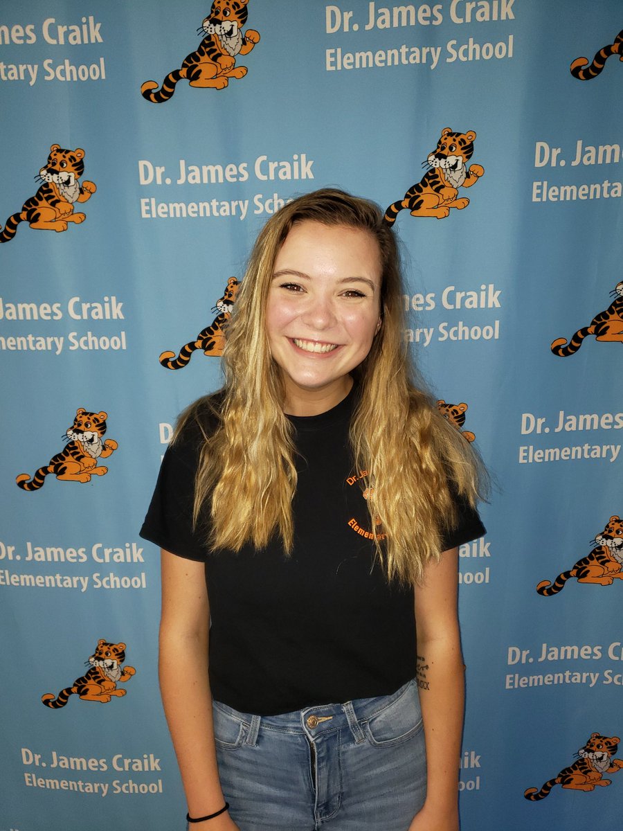 We are proud to introduce Mrs. Haily Lewis! Mrs. Lewis is joining the Dr. James Craik Elementary family and will be teaching 2nd grade this year! #tigerpride