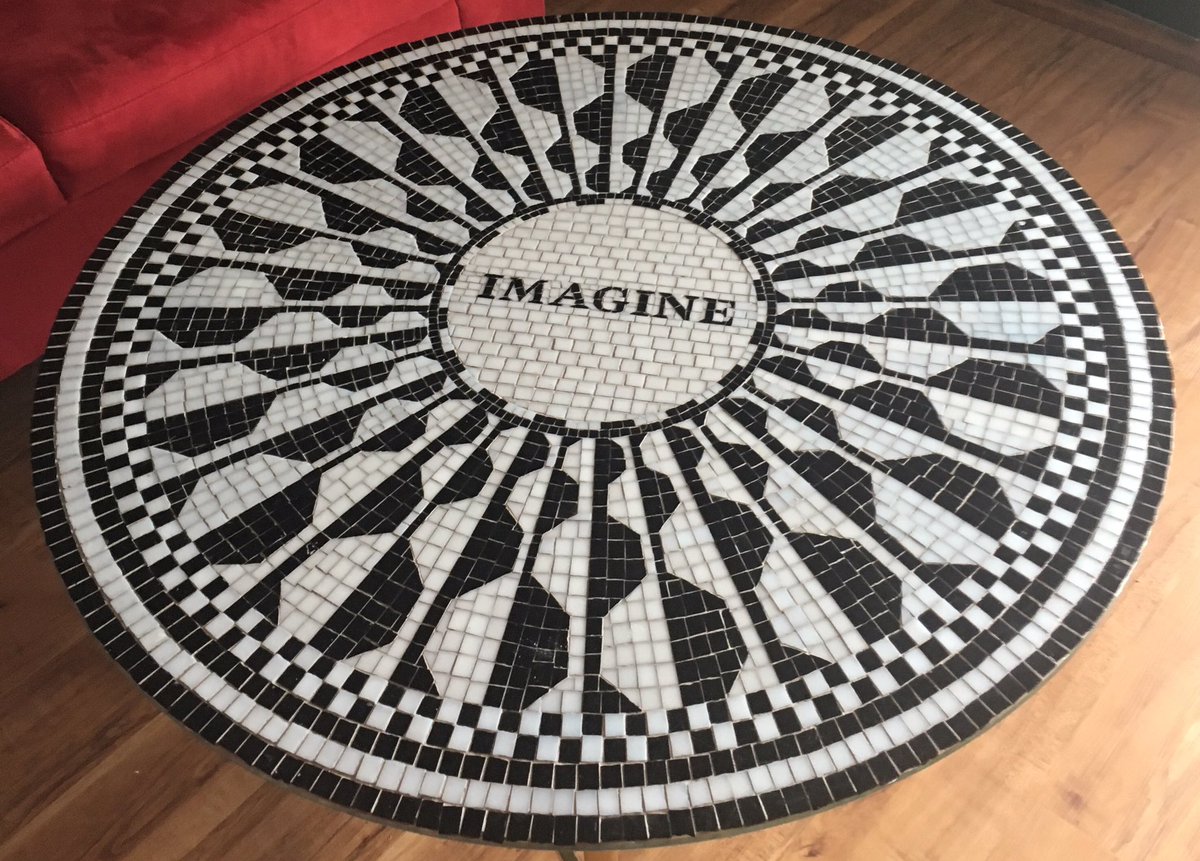 kittykenbb's tweet photo. My friend made this beautiful mosaic table hand-cutting each glass piece. He would love to start a business making various pieces including customs, but he is worried about interest. Plzzzzz RT and reach out if you are interested in art like this!! https://t.co/W2dVvOZrHy