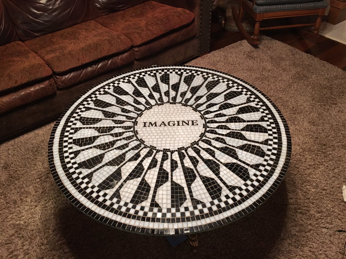 kittykenbb's tweet photo. My friend made this beautiful mosaic table hand-cutting each glass piece. He would love to start a business making various pieces including customs, but he is worried about interest. Plzzzzz RT and reach out if you are interested in art like this!! https://t.co/W2dVvOZrHy