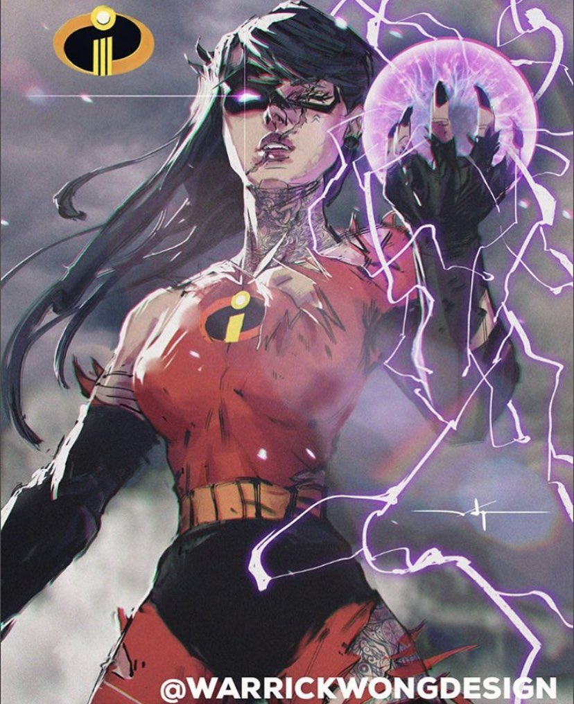 Warrick Wong on X: FUTURE VIOLET: You can read her backstory on my IG!  Redrawing the original series done a couple years ago :) #art #incredibles  #violet #anime #manga #drawing #pixar #disney #