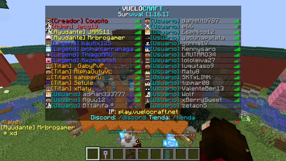 SVUELOCRAFT's tweet photo. Ayer pasamos la meta de 30 Usuarios conectados!, gracias a todos los que estuvieron con nosotros :)

Recuerda que puedes acompañarnos así llegamos hasta los 40!

IP: https://t.co/Gpkrd9CKPy https://t.co/iCXNo2NnOi