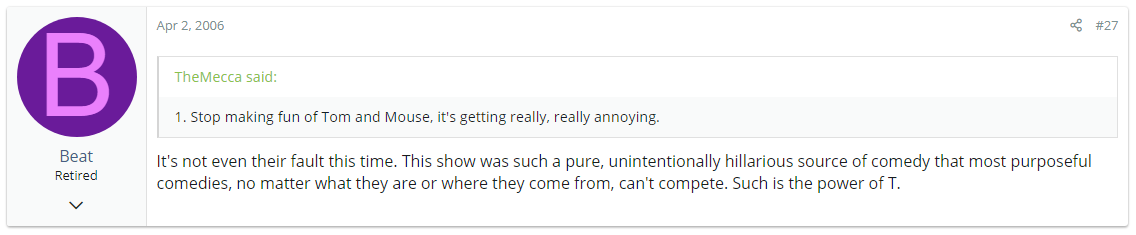 nah, you have free will, you're the one who brought 'em up, it's your fault, take responsibility instead of hiding behind "jokes"