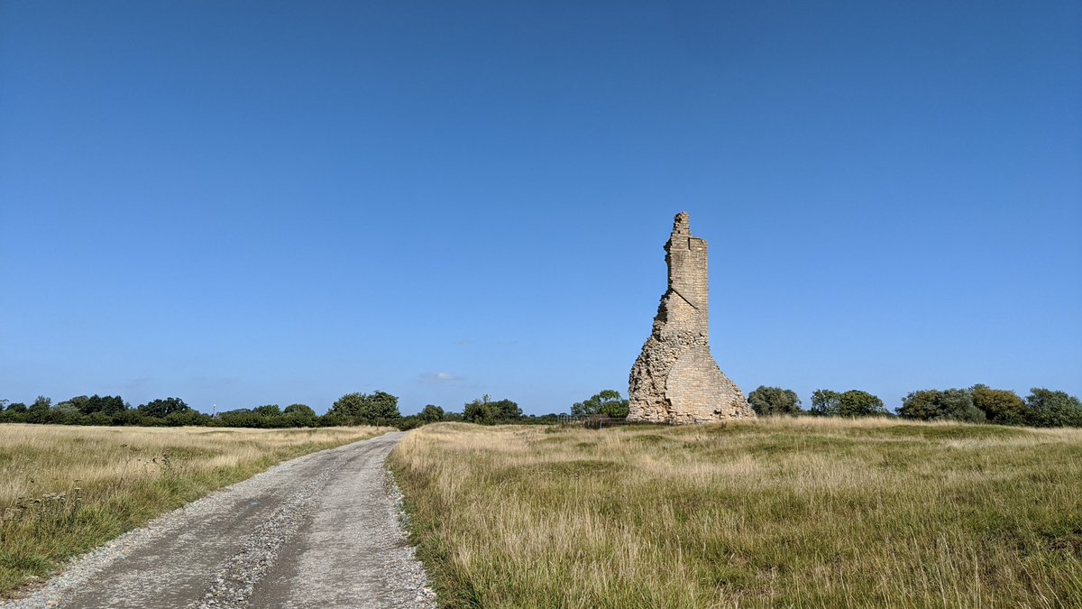 Why would a small one-room chapel, of Cathedral-quality construction be built in the middle of nowhere? Well, back when St Leonard's was built this enormous chunk of stone a little way down the track, was a Cistercian monastery, and St Leonard's was sited just outside the walls.