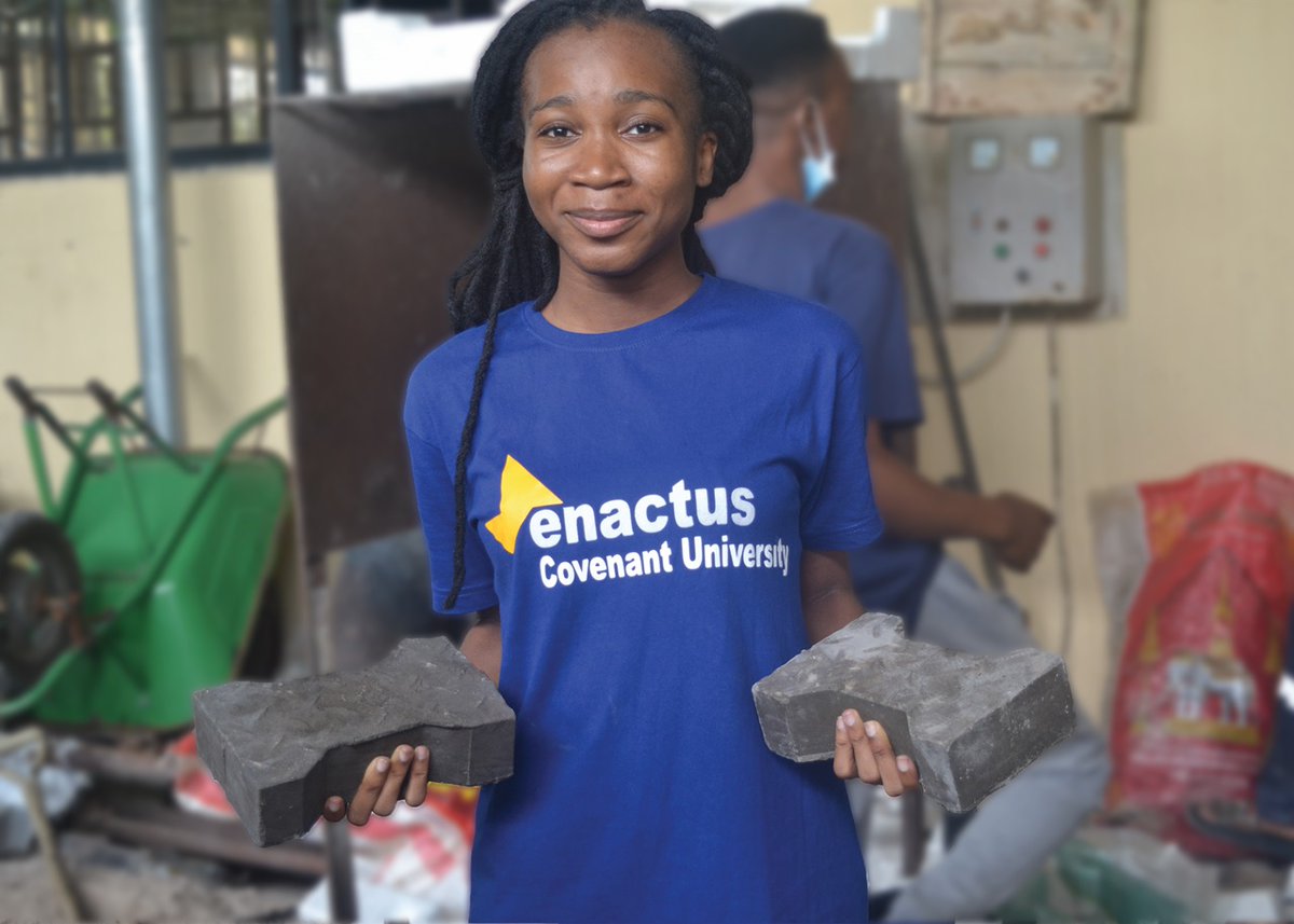 SMARTRECOVERY10's tweet photo. Low-income housing was a dream, we are about to make it a reality with our amazing innovation of processing plastic and nylon waste into sustainable building materials. Does this sound too good to be true? 

 #EnactusNG https://t.co/hqKf6LjlHH