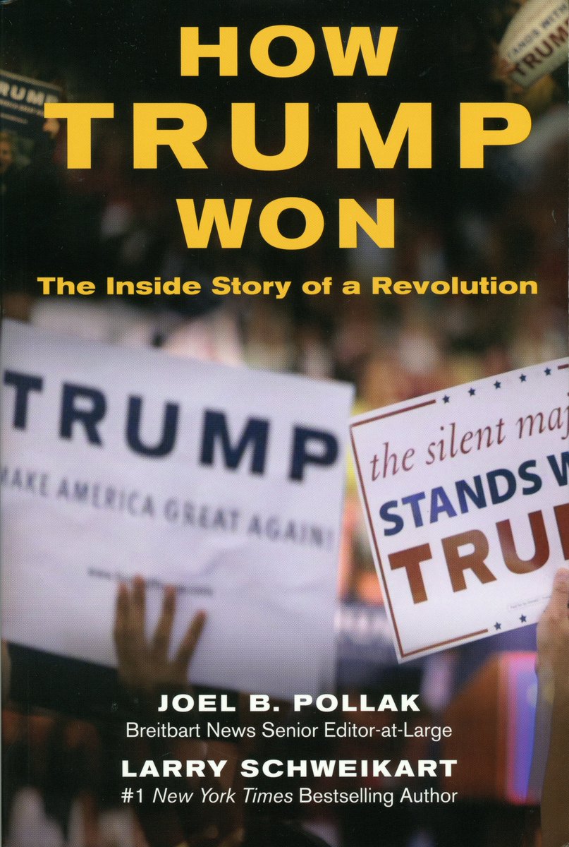 9)  @joelpollak and I answered that in "How Trump Won." Internal Trump polling showed at that time that he was running VERY close in places like OR, RI, and even IL. They couldn't wait to stop a blowout. So they ran "Access Hollywood." It cost Trump MN & NH but not the election.