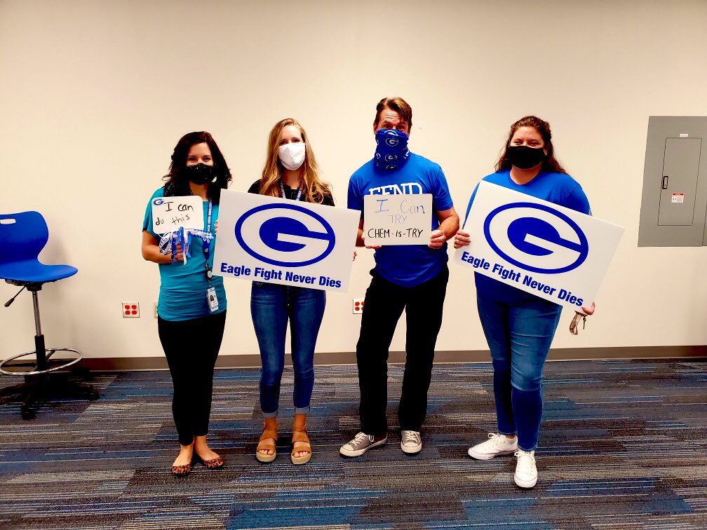 2020-2021 Georgetown High School Chem-is-TRY team! #GISDB2S #backtogether #WeareGISD #IGBAGY #EFND @georgetownhs @Mr_B_Johnson