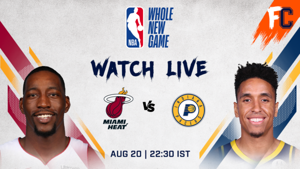 FanCode's tweet photo. π @Pacers are locking horns with @MiamiHEAT in the Game 2 of Round 1 of the #NBAPlayoffs
Watch this game LIVE here: https://t.co/OkLEiYBOAt
.
.
#basketball #NBA #NBAonFanCode #NBARestart #WholeNewGame #IndianaStyle #HeatTwitter @NBAIndia @NBA https://t.co/E9O1mFrhcZ