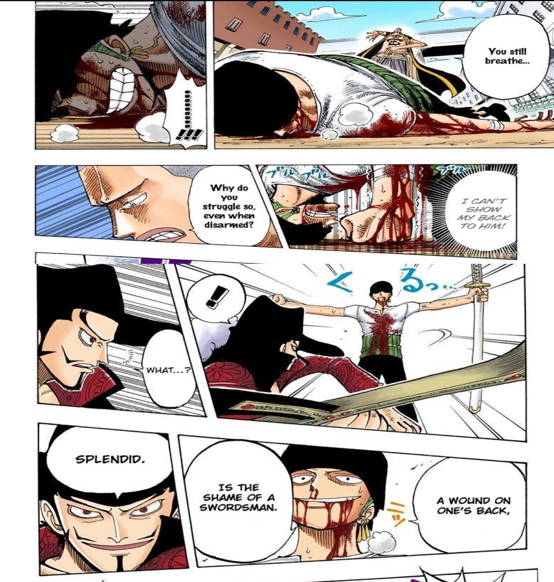 Both of these men will refuse to run away and show cowardice in the face of an adversary, refusing to show their back to a foe and only taking on their opponent by themselves.