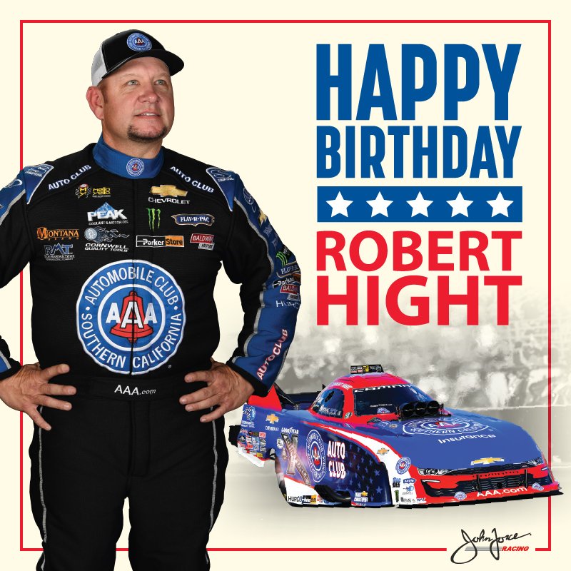 Like this post to help us wish 3X <a href="/NHRA/">NHRA</a> Funny Car world champion <a href="/roberthight7000/">robert hight</a> a very Happy Birthday!!!