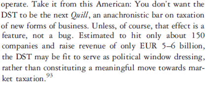 11/ The biggest lesson of Wayfair is that temporary solutions often become permanent because powerful business interests lobby to keep them in place (physical presence; fixed place; 750M turnover threshold). https://bit.ly/2YjXidB&nbsp;
