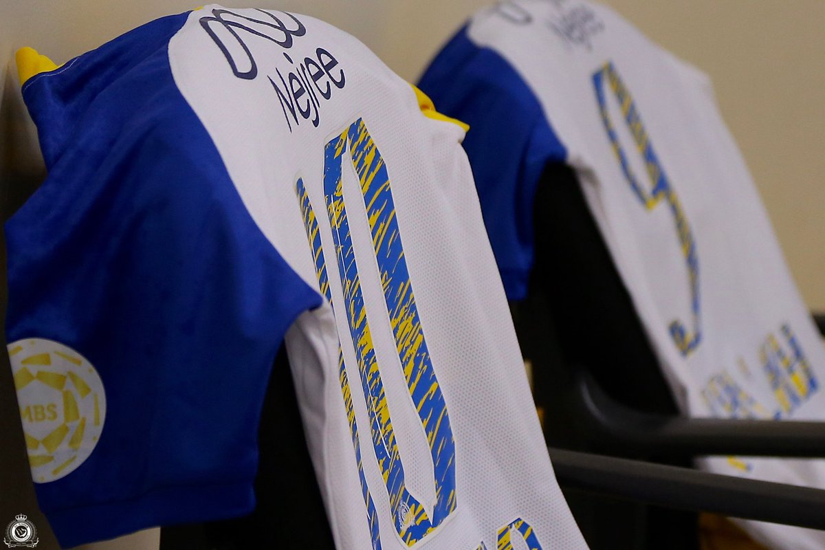 AlNassrFC's tweet photo. قمصـان نجوم #العالمي جاهـزة قبل لقاء #النصر_التعاون 👕⏳
#معاك_يانصر 💛 https://t.co/giZQ7xbpYW