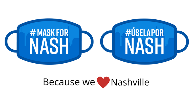 bfrist's tweet photo. Wearing a mask is a simple act of support for Nashville and our neighbors. It is the most important thing we as individuals can do to help re-open our city and put us on the road toward recovery. Join me and @nashhealthorg and please wear your mask! #maskfornash https://t.co/oki9eQuizt