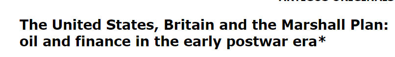 British companies enjoyed exclusive rights over oil exploration in  Middle East's most promising regions, notably Persia (Iran), parts of Mesopotamia, Kuwait and Bahrain. Ever since the 1920’s, US officials had tried, with mixed success, to increase access for US oil companies.