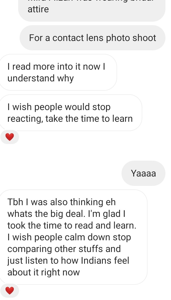 This is all anyone is asking for.Be empathetic, take the perspective of someone else and understand why they feel that way.