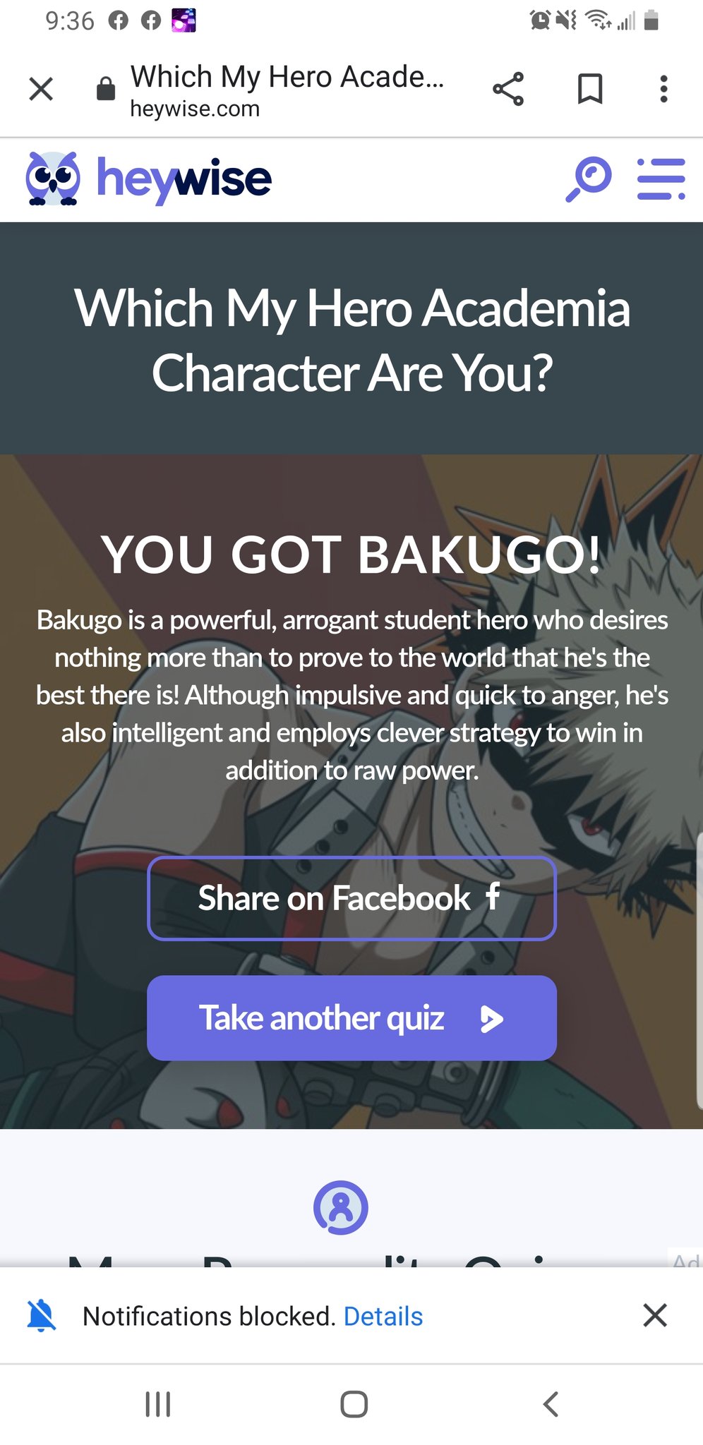 Which My Hero Academia Character Are You? - Heywise