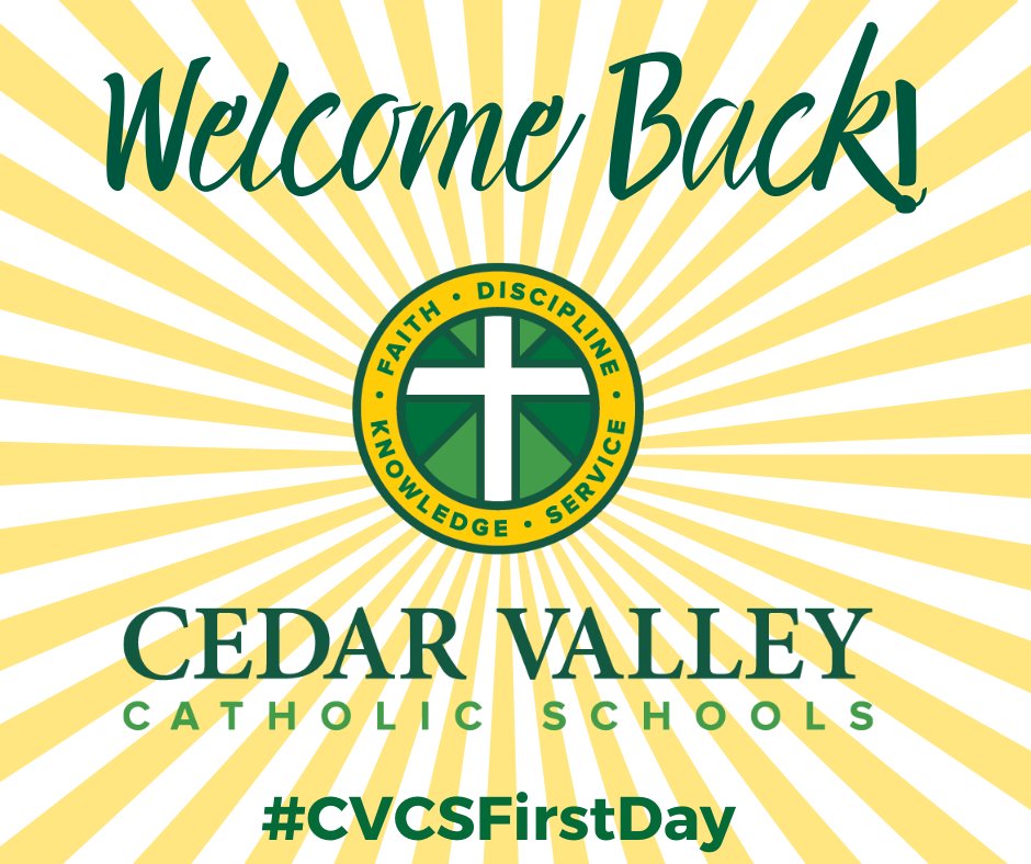 CVCS_Waterloo's tweet photo. WELCOME BACK STUDENTS!!
First day of school pictures from some of our kindergarteners! Share your first day pictures and include #CVCSFirstDay. https://t.co/8b2CiTvdFw
