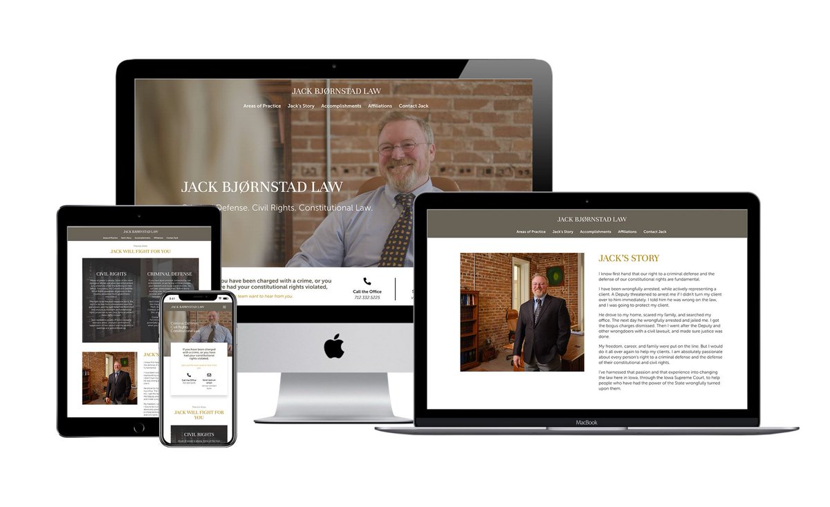 F8Creative's tweet photo. Check out @JackBjornstad's new website! https://t.co/jnE6K7PdLf
"I'm sharing [it] with a lot of friends and associates. They're beyond impressed. So far the reviews are 'perfectly done,' 'competitors will be envious,' yet 'tasteful.' Bullseye, F8. You knocked it out of the park." https://t.co/4idXCNmQ2D