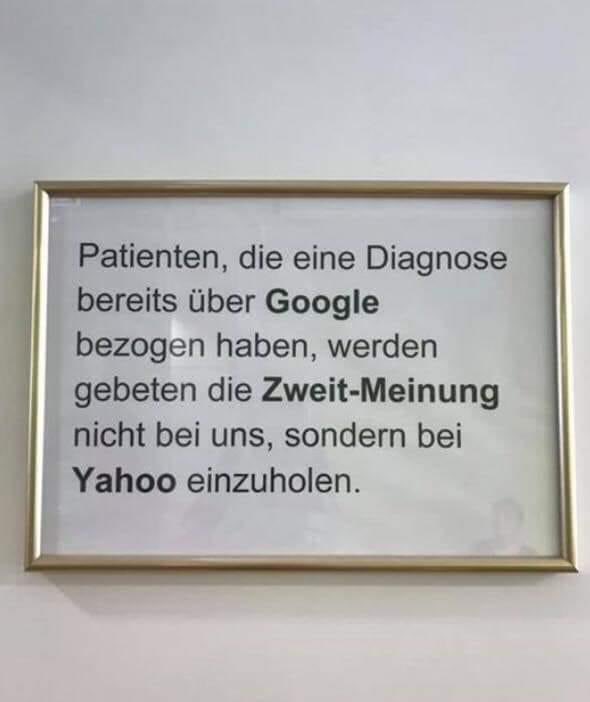 ...aus dem Netz. Könnte ich auch in meiner Praxis aufhängen..