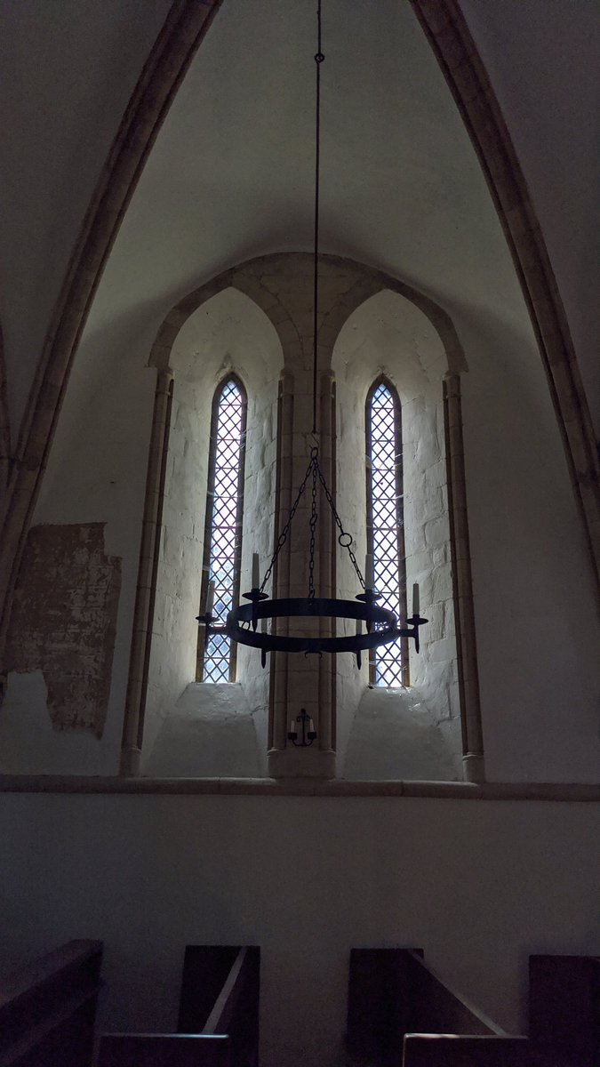 The church itself is beautifully atmospheric, and has such a sense of love about it. The priest was telling me that once a year they do an evening carol service out there, in this church in the middle of the fields, and because there's no electricity it's all lit by candle light.