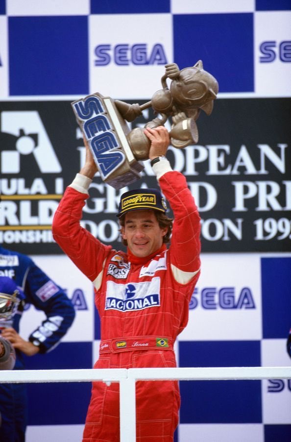 Random: The Legendary Sonic Formula One Trophy Won By Ayrton Senna