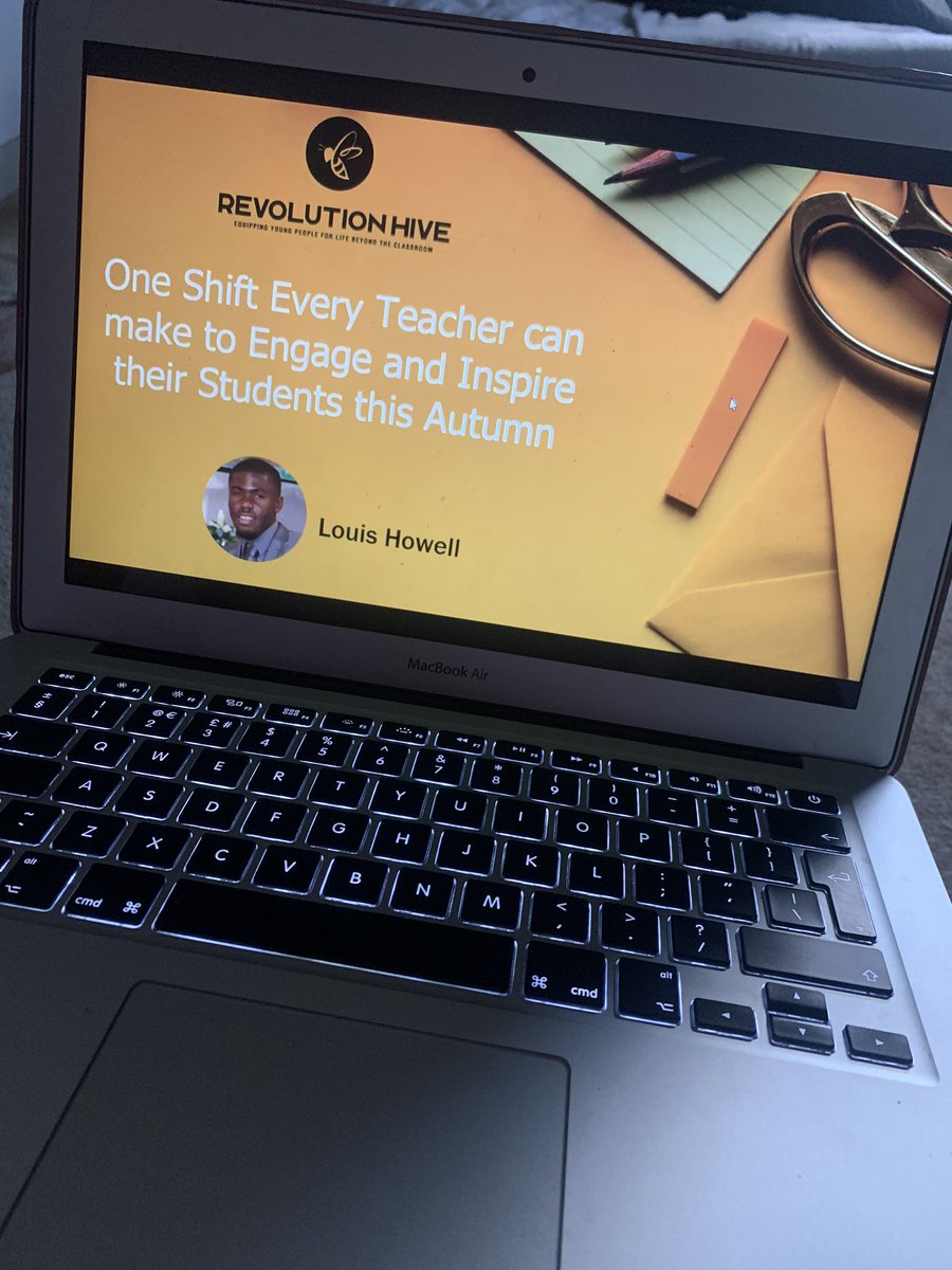 What a brilliant webinar this evening from <a href="/MrLouisHowell/">Louis Howell</a> so inspirational, with students solely at the heart of everything. Really got me thinking about how to approach September in the best way for the students. If you haven’t already checked it out, follow <a href="/revolutionhive/">Revolution Hive</a> 🙌🏻🙌🏻