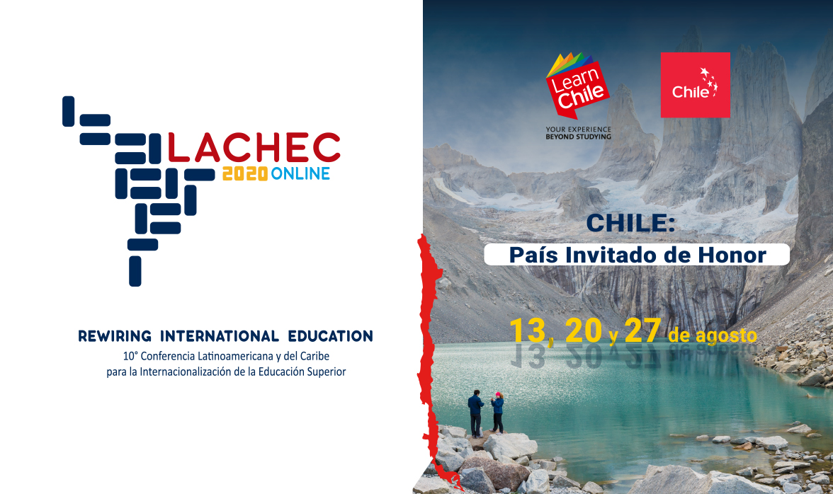 Sabías que 🇨🇱, a través de nuestro socio <a href="/LearnChile/">Learn Chile</a>, es el país invitado de honor en <a href="/LACHEC2020/">LACHEC</a>? Felicitaciones a esta institución por su participación en esta Conferencia Latinoamericana y del Caribe para la internacionalización de la Ed. Superior: 🗓️ bit.ly/2DKKB4C