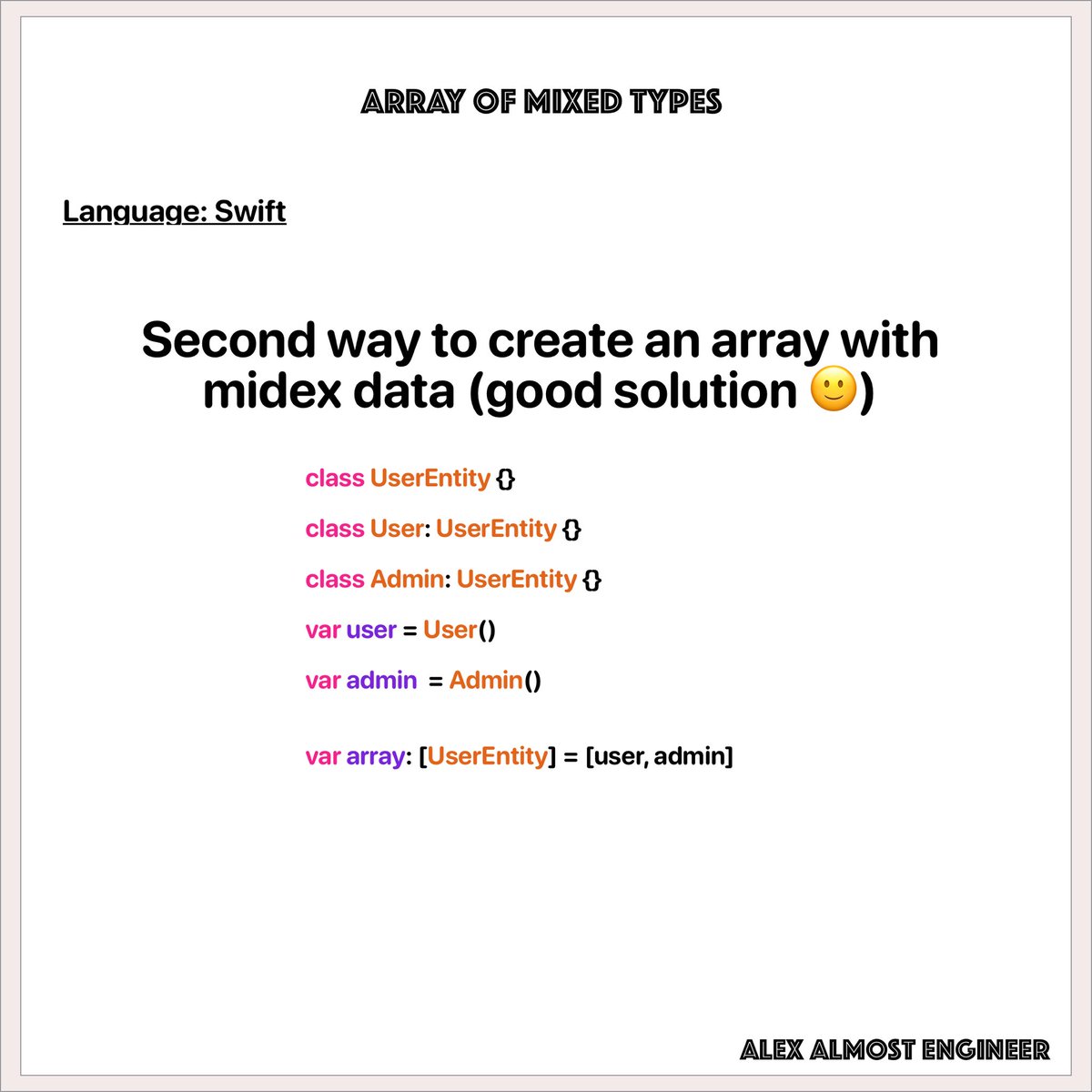 alexksnikol's tweet image. #fasttips #alexalmostengineer #swift #iosdev #iosdeveloper #swiftlang #interviewquestions