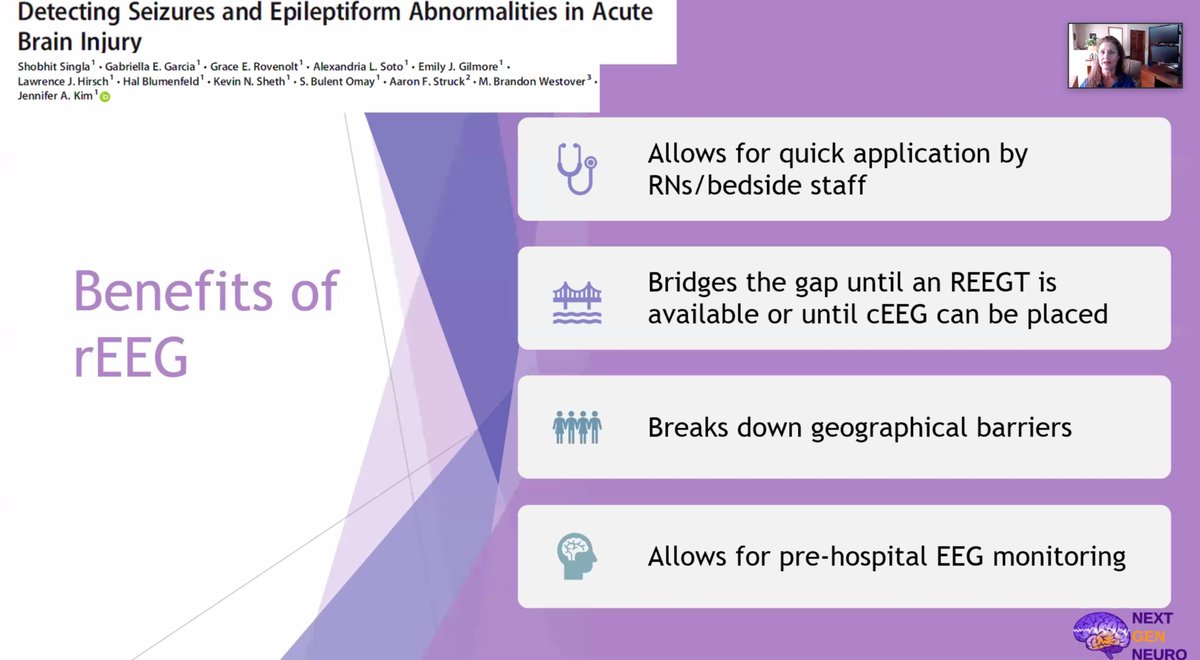 ASETsociety's tweet photo. Benefits of #rEEG! #ASETconference | #EEG #Electroencephalography #Neurology #Neurodiagnostics #Neurophysiology https://t.co/TV2ZQCRb1d